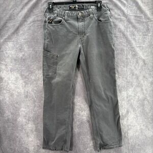 Ariat Pants Mens 34x30 Gray M4 Rebar Relaxed Straight